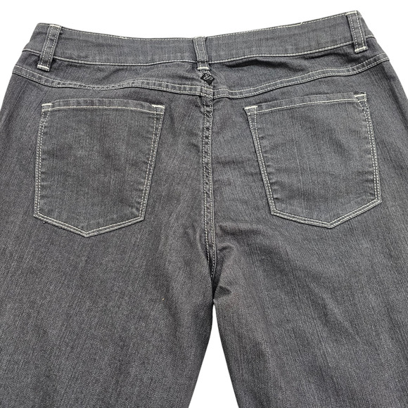 Prana Jeans Women's Size 12 Gray Straight Leg Slim Fit - Picture 4 of 15